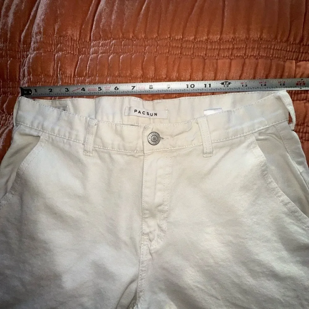 PACSUN Fivestar General Cali Carpenter/Cargo heavy denim Pants NWOT sz 30